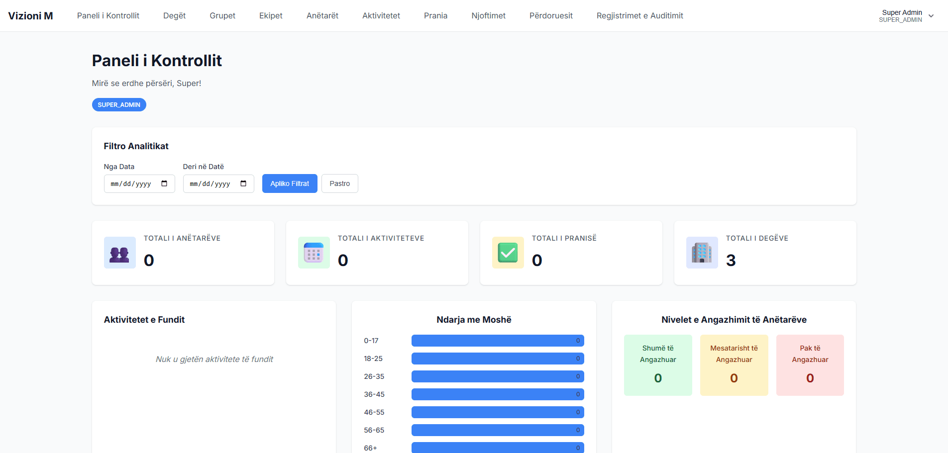 Member Management Dashboard